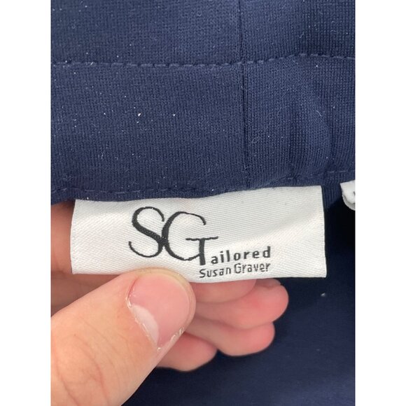 Tailored by Susan Graver Petite Smart Ponte Slim Leg Trouser Size XLP Officewear - Picture 5 of 9